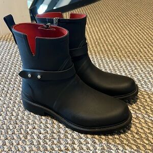 Women’s rag & bone black rain boots! Size 38 euro / 7/7.5 US